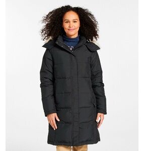 L.L. Bean Down Ultrawarm 3/4 Coat Women’s Large Black